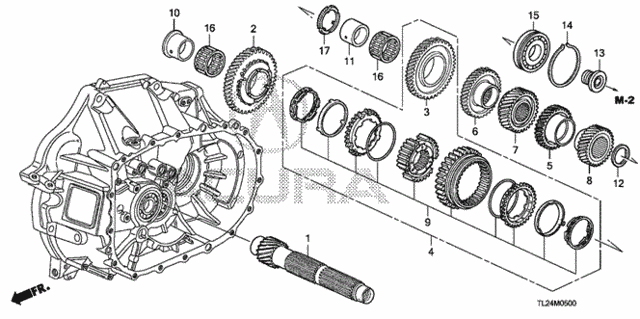 MT Countershaft for 2011 Acura TSX #0