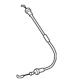 3B9827531A - Body: Release Cable for Volkswagen: Passat Image