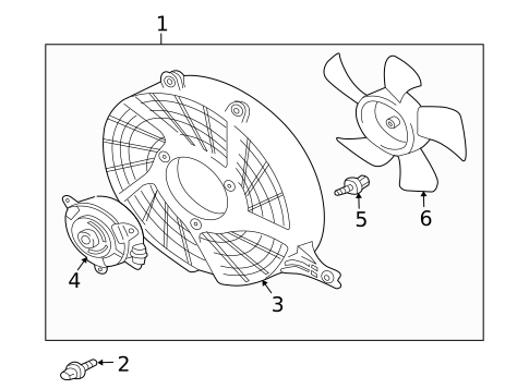 Condenser Fan for 2006 Mitsubishi Lancer #0
