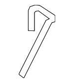 72117SZAA01 - Body: Lock Assembly Seal for Honda: Pilot Image