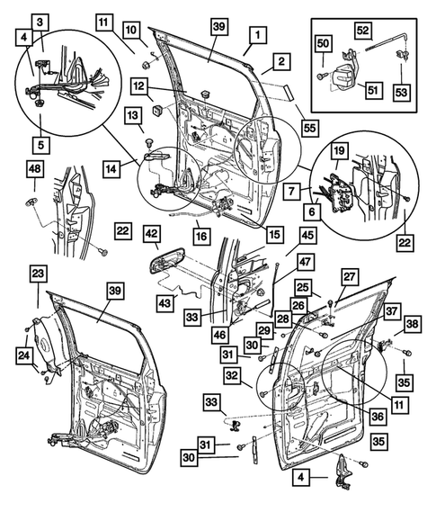 Door, Sliding Cargo for 2001 Chrysler Voyager #0