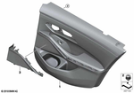 51429460695 - : Door Trim Panel, Rear, Left for BMW Image