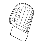 88391J3000NNB - Body: Seat Back Panel for Hyundai: Veloster Image