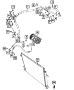 68298112AA - Air Conditioners and Heaters: A/c Line Valve Core for Mopar Image