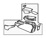 21168012507F74 - Body: Console Assembly for Mercedes-Benz Image
