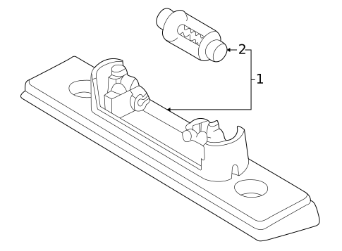 License Lamps for 2001 Volvo C70 #0