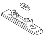 9474554 - Electrical: License Lamp for Volvo: C70 Image