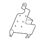 86264FJ000 - Body: Radio Bracket for Subaru: Crosstrek, Forester, Impreza, WRX, WRX STI, XV Crosstrek Image