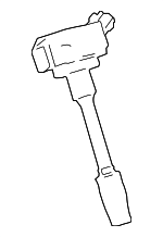 90919A2010 - Electrical: Ignition Coil for Lexus: ES250, ES300h, GX550, LS500, LX600, LX700h, NX350, NX350h, NX450h+, RX350, RX350h, RX450h+, RX500h, TX350, TX500h, UX250h, UX300h Image