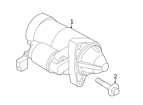 Starter for 2021 Mazda 6 #1