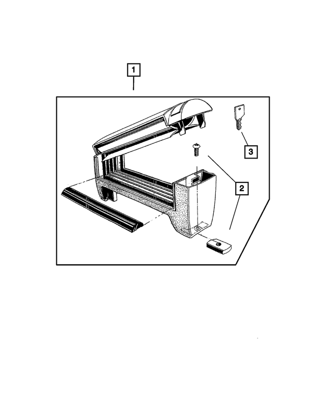 5016389AA - Mopar Accessories - Component Parts: Accessory Hardware Kit for Mopar Image