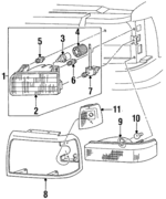 E9SZ13032B - Electrical: Adjuster for Ford: Bronco, Crown Victoria, F-150, F-250, F-250 HD, F-350, F-Super Duty, Thunderbird Image