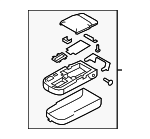 9W1Z5467112AA - Body: Armrest Assembly for Lincoln: Town Car Image