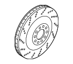 4S0615302D - : Disc Brake Rotor for Audi: R8, RS5 Image