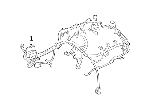 Wiring Harness for 2012 Buick LaCrosse #0