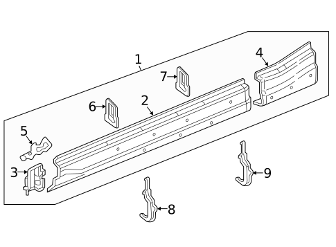 Rocker for 2019 Audi A3 #0