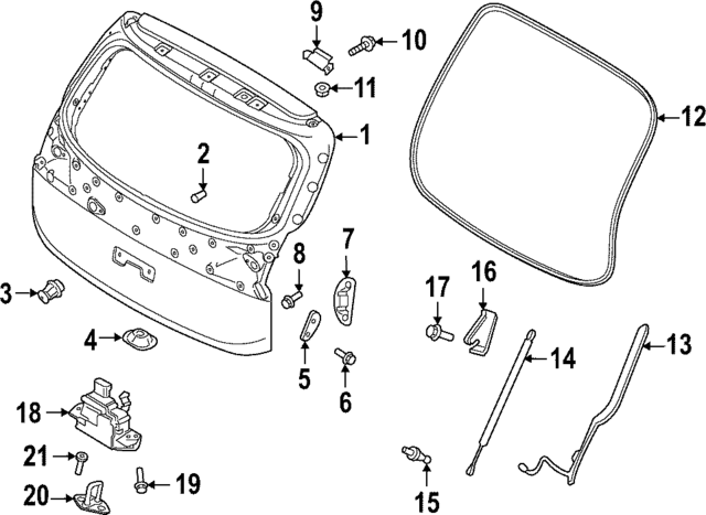 81831S9101 - : Support Cylinder for Kia Image