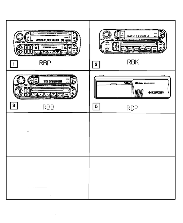 « 5091888AA – Instrument Panel and Radios and Consoles : Am/fm Avec Cd Et Correcteur De Fréquences Radio pour Mopar Image »