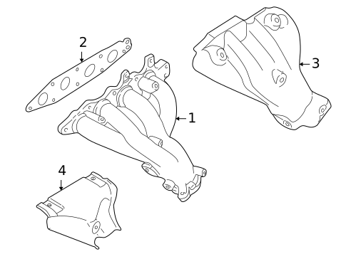 Exhaust Manifold for 1999 Chevrolet Tracker #0