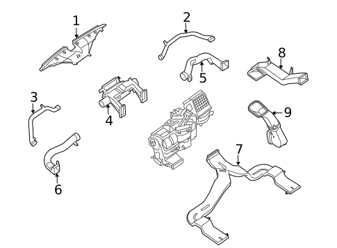 Ducts for 2012 Nissan Armada #0
