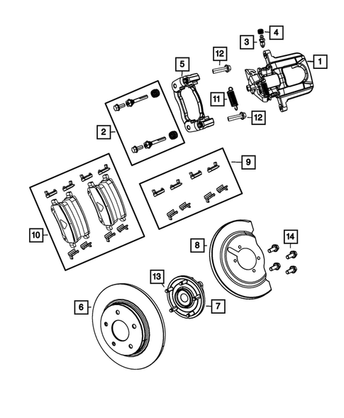 Rear Brakes for 2016 Dodge Journey #0