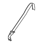 72117161856 - Electrical: Rear Belt Assembly for BMW: X5 Image