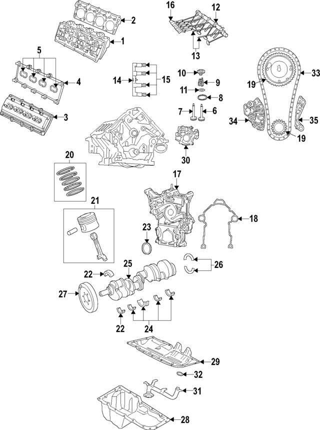 5038808AA - : Engine Camshaft for Mopar Image