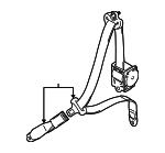 8490577810V6N - : Lap &amp; Shoulder Belt for Suzuki Image