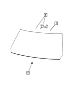 68275578AD - Glass: Windshield for Mopar Image