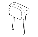 5NN885901DVJP - Body: Headrest for Volkswagen: Tiguan Image