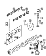 6509208AA - 5.7LGas; Engine: Hex Flange Head Bolt, Mounting, Rear for Mopar Image