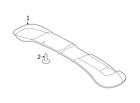 Interior Trim - Trunk for 2017 Ford Mustang #1