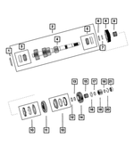 68211567AA - TR6060; 6-Speed; Manual Transmission: Sixth Gear for Mopar Image