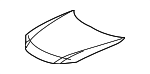 5330133140 - Body: Hood for Lexus: ES350 Image