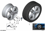 36117845853 - Wheels: Light Alloy Rim for BMW: 228i, 228iX, M235i, M235iX Image image