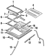 MR280787 - : Side Trim Panel for Mitsubishi: Galant Image