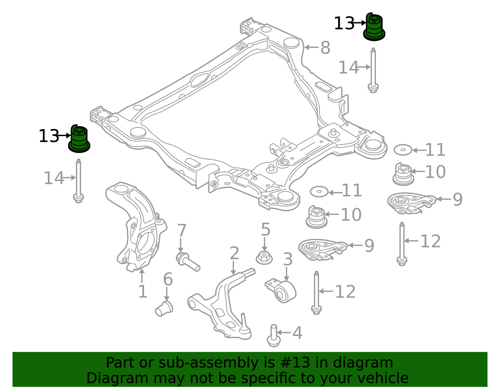 bb5z5400155a - Ford Front Insulator | Levittown Ford Parts