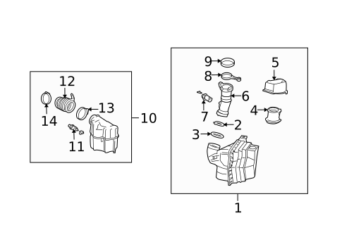 Air Intake for 2004 Ford Focus #0