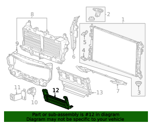 2023-2026 GM Radiator Shutter Assembly 85653858 | TascaParts.com