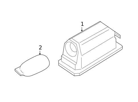 License Lamps for 2020 Ford EcoSport #0