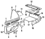 51461928985 - Body: Window Trim for BMW: 735i, 735iL, 740i, 740iL, 750iL Image
