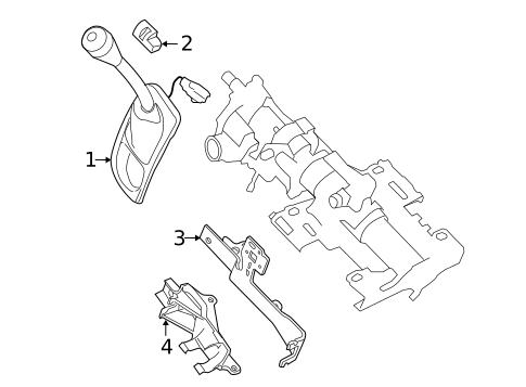 Transmission Shift Tube for 2007 Mercury Grand Marquis #0