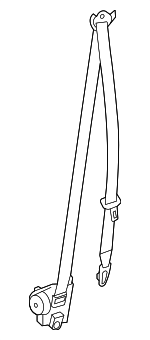 971857706AOP2 - : Seat Belt Assembly for Porsche: Panamera Image