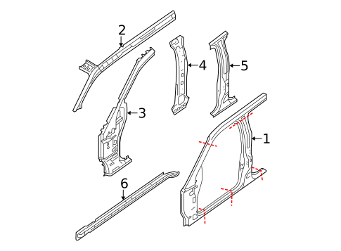 Uniside for 2005 Nissan Pathfinder #0