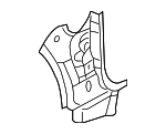 1K0802623C - Body: Inner Hinge Pillar for Volkswagen: Eos, Golf, Golf R, GTI, Jetta, R32, Rabbit Image
