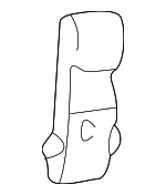 ASR2464LNF - Body: Door Lock Knob for Land-Rover Image