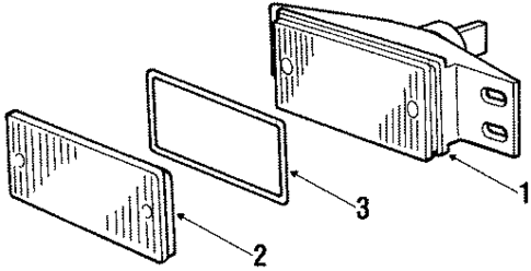 Park Lamps for 1989 BMW 325i #1