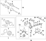 4120180907 - : Differential Ring And Pinion for Toyota: 4Runner, Tacoma Image