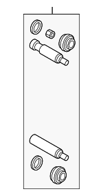 D0135EZ60A - Brakes: Caliper Mount Kit for Nissan: TITAN Image