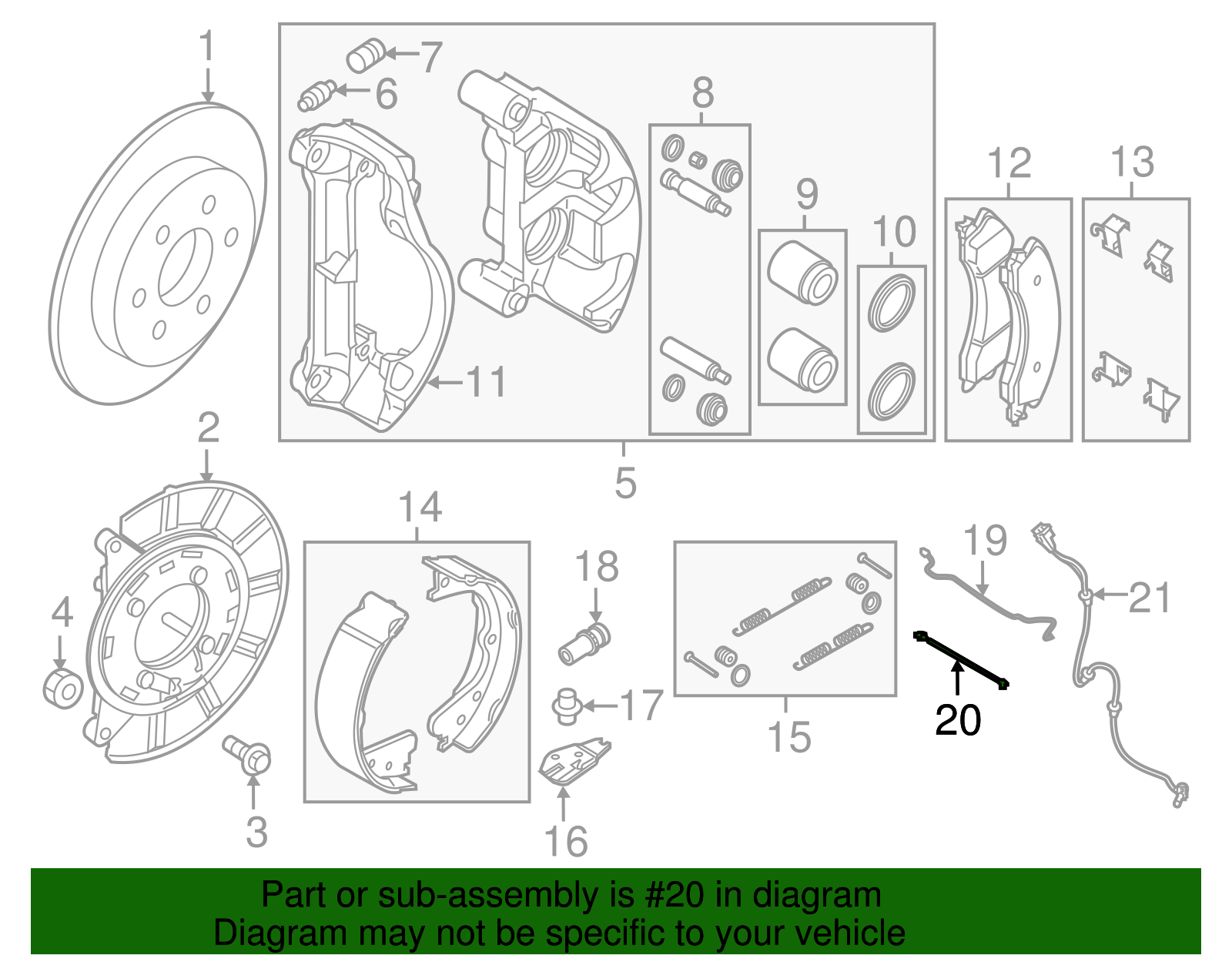2017-2024 Nissan TITAN Brake Hose 46210-EZ06C | Nissan Parts Central